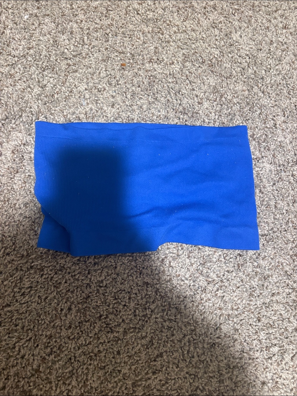 aerie Navy Blue Ribbed Bandeau Top